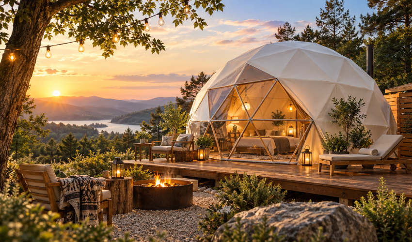 Glamping Nedir? Konforlu Kamp Deneyimi ve Türkiye Rotaları